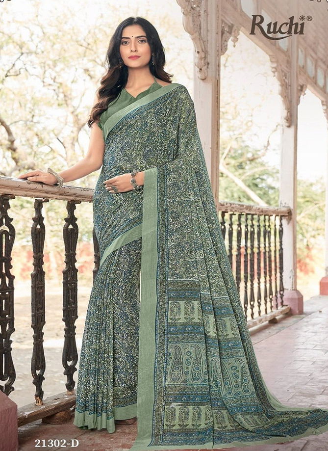 Star Chiffon 94 Edition By Ruchi Chiffon Daily Wear Saree Catalog